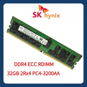 SK 하이닉스 32GB 2Rx4 PC4 3200AA DDR4 3200MHz ECC REG RDIMM 32G 서버 메모리 RAM 등록 DIMM X99
