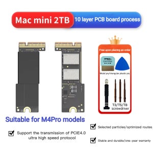 Mac Mini M4 PRO SSD 2TB/4TB M4PRO SSD 용량 업그레이드 메모리 용 새 내부 솔리드 스테이트 하드 디스크 SSD 키트 드라이브 DIY Reair Ki