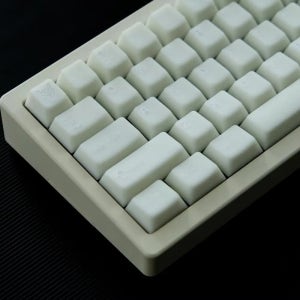 Aifei 기계식 키보드용 화이트 대리석 키캡, 체리 프로필 PBT 더블 샷 114 키, GK61 앤 프로 2