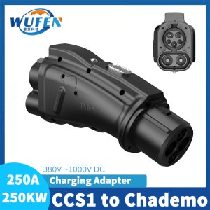 한국 혼다 도요타 닛산 차량용 WUFEN 충전 어댑터 CCS1-차데모 250A 1000V DC 250KW CCS-차데모 고속 어댑터