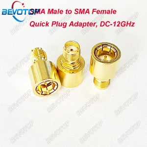 BEVOTOP DC-12GHz SMA 수 플러그-SMA 암 잭 퀵 플러그 어댑터 50 Ohm RF 동축 커넥터 고품질 고속 선박