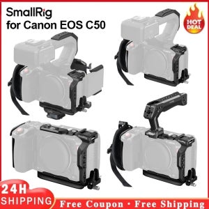 캐논 EOS C50용 스몰리그 어드밴스 케이지 키트(탑 및 XLR 확장 포함) 전문 핸드헬드 카메라 액세서리 5658/5657/5809