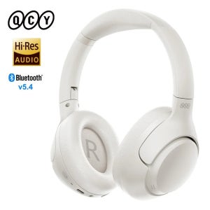 QCY H3 ANC 무선 헤드폰 43dB 능동형 소음 제거 헤드셋 유선/무선 Bluetooth 5.4 고해상도 오디오 이어폰 60시간