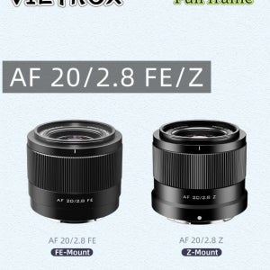 빌트록스 20mm F2.8 자동 초점 풀프레임 초광각 렌즈 (소니 E-마운트, 니콘 Z-마운트 카메라용)