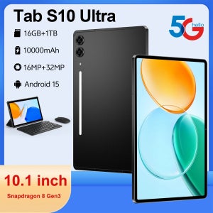 2025 오리지널 탭 S10 울트라 태블릿 10.1인치 안드로이드 15 글로벌 스냅드래곤 8 Gen3 10코어 16GB+1TB 10000mAh 5G 듀얼 SIM WIFI