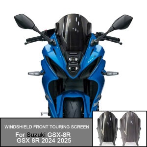 스즈키 GSX-8R GSX 8R 2024 2025 오토바이 액세서리 투어링 스크린 앞 유리 앞 투어링 스크린 디플렉터 높이기