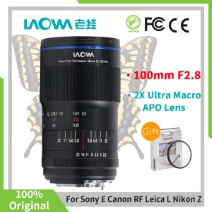 Venus Optics Laowa 풀 프레임 CA-Dreamer 매크로 2X 울트라 매크로 APO 렌즈, 소니 E 캐논 EF RF 라이카 L 니콘 Z 카메라용, 100mm f2.8