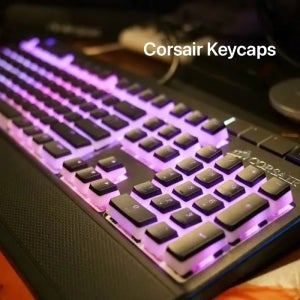 CORSAIR 기계식 키보드 Corsair K70 LUX STRAFE K65 RGB K63 키 캡 MX 스위치 용 푸딩 키 캡 세트