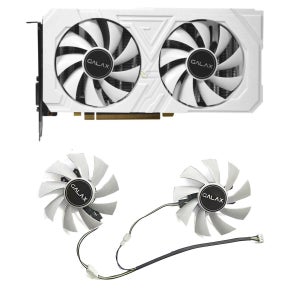 2 팬 GALAX GeForce RTX2060 GTX1660 1660ti 1660S EX 흰색 OC 그래픽 카드용 새 GA92S2U GA92S2H RTX 2060 GPU 팬