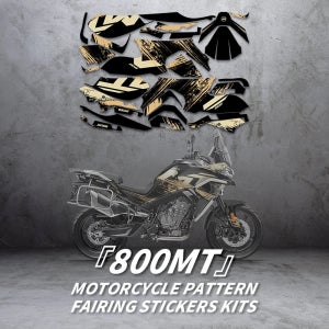 CFMOTO 800MT 800 MT 패턴 인쇄 스티커 키트 오토바이 액세서리 보호 및 장식