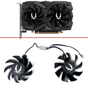 ZOTAC GAMING GeForce GTX 1660 SUPER 1660Ti 트윈 팬 ZT-T16620F-10L 용 75mm 65mm GA72S2U GA82S2H DC12V 0.3