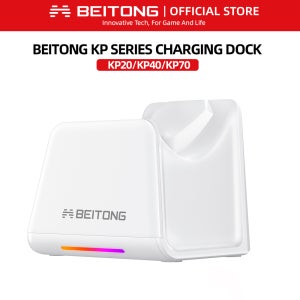 KP20/40/KP70용 BEITONG 컨트롤러 충전 도크, LED 표시기가 있는 게임패드 충전 스테이션, 2.4GHz 동글 저장 장치