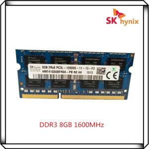 SK 하이닉스 DDR3 8GB 2Rx8 12800S PC3L 1600MHz SO-DIMM RAM 노트북 메모리
