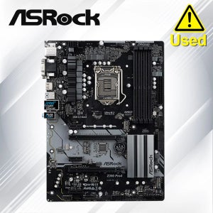 ASRock Z390 Pro4 오리지널 데스크탑 1151 마더보드 Z390 소켓 LGA1151 DDR4 SATA3 USB3.0 M.2