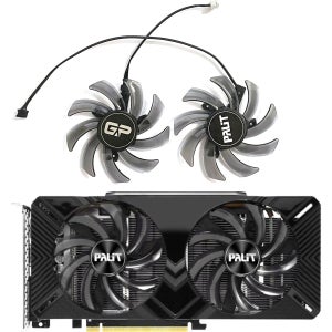 PALIT RTX 2060 2060 Super 2070, GTX 1660 1660TI 듀얼 그래픽 카드 쿨링 팬 GA91S2U 85MM RTX 2060 2070 GTX 1660 G