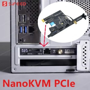 NanoKVM PCIe Sipeed 원격 제어/전원/데스크탑 유지 관리 서버 UART HDMI USB RISC-V PiKVM용 NanoKVM-PCIe