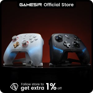 Nintendo Switch 2/iPhone/Android용 GameSir Cyclone 2 무선 컨트롤러, 홀 효과 트리거가 포함된 Bluetooth 게임패드