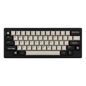 EPOMAKER Hack59 QMK/VIA HHKB 유사 레이아웃 개스킷 장착 핫스왑 유선/2.4GHz/블루투스 5.0 무선 기계식 게임용 키보드