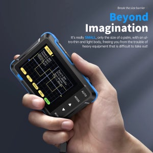 FNIRSI DSO152 미니 휴대용 디지털 오실로스코프 2.5MSa/s 200KHz 아날로그 대역폭 800VPP 지원 펌웨어 업그레이드 PWM 출력