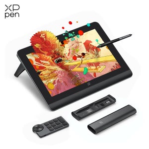 XPPen 아티스트 프로 14 16K 압력 레벨 그래픽 태블릿 모니터 무료 키보드 스탠드 지원 틸트 안드로이드 윈도우 맥 시력 보호