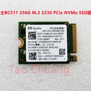 델 컴퓨터용 솔리드 스테이트 드라이브, SK 하이닉스 BC501 BC511 BC711 128G 256G 512G M.2 2230 PCIe NVMe SSD