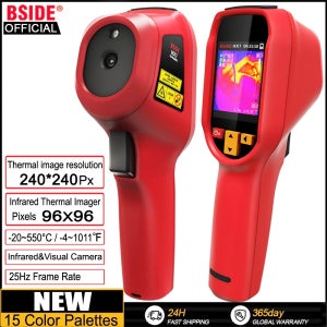 BSIDE 열 화상 카메라 HX1 회로 PCB 수리 파이프라인 감지용 레이저 열 화상 HD 디스플레이 의료용 레이저 위치