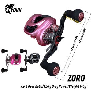 LEYDUN 2026 ZORO 베이트캐스팅 낚시릴 145g 초경량 알루미늄 합금 10+1BB 5.6:1 4.5KG 해수용 BFS 릴 3가지 색상 릴