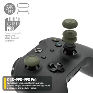 스컬앤코 조이스틱 캡 썸 그립 세트 FPS CQC 썸스틱 커버 (Xbox Series X/S 게임패드 및 Xbox One 게임 컨트롤러용)