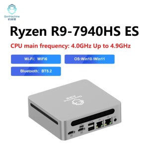 Genmachin AMD Ryzen7 7840HS Ryzen9 7940HS 미니 PC Win11 DDR5 32GB 6400Mhz RAM M.2 2280 SSD WIFI6 BT5.2