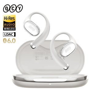 QCY Crossky R70 오픈 이어 무선 헤드폰 고해상도 LDAC OWS 이어폰 베이스 부스트 헤드셋 Bluetooth 6.0 이어훅 스포츠 이어버드