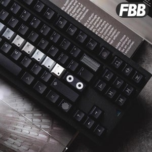 FBB 키 캡 OPXY 테마 PBT 염료 승화 체리 MX 스위치 용 기계식 키보드 키 캡 게임 및 사무실에 적합