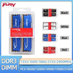 Kingston Memoria Ram DDR3 8GB 16GB(2x8GB) 키트 1600MHz 1333MHz 1866MHz 2133MHz 2400MHz 데스크탑 RAM 1.5V D