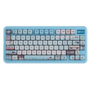 KiiBOOM Phantom81 Lite QMK/VIA 75% 핫스왑 가스켓 유선/BT/2.4GHz 무선 기계식 키보드 ABS 케이스 + UV Tech RGB 백라이트