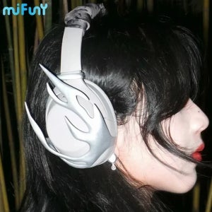 소니 WH-1000XM4/MX5/MX6용 미푼이 이어폰 보호 케이스, 불꽃 3D 실버그레이 디자인, 소니 WH-1000XM3 액세서리
