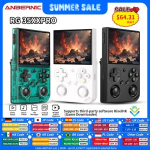 Anbernic RG 35XXPro 레트로 휴대용 게임 콘솔 RG35XX Pro 게임 플레이어 지원 RixelHK WiFi 스트리밍 컨트롤러 HD TV 출력