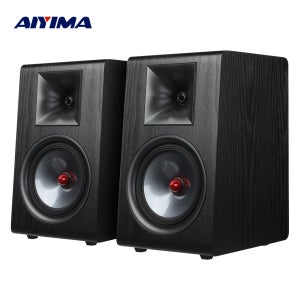 AIYIMA 업그레이드 P600 6.5인치 패시브 스피커 우드 카본 파이버 우퍼 실크 북쉘프 스피커 (하이파이 A80 앰프용)