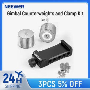 DJI Ronin RS4 Pro RS4 RS3 Pro RS3 RS2 RSC2 ZHIYUN Crane 2S 3S Weebill S용 NEEWER 짐벌 카운터웨이트 및 클램프 키트