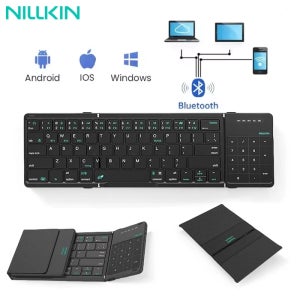 NILLKIN 접이식 블루투스 게임 키보드 무선 iPad 휴대 전화 태블릿 범용 노트북 소형 휴대용 게임용 키보드