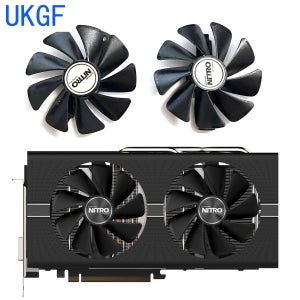 UKGF 95MM CF1015H12D DC 12V 0.42A 사파이어 라데온 RX 470 480 580 570 RX580 RX480 그래픽 카드 팬 RX580 570 GPU 쿨러