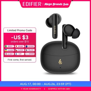 Edifier X5 Pro 액티브 노이즈 캔슬링 TWS 블루투스 이어폰 무선 이어버드 IP55 방수 게이밍 모드 빠르한 충전
