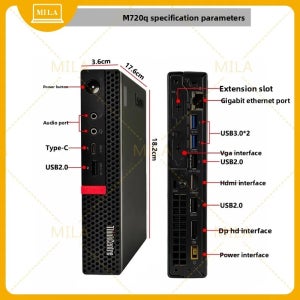 레노버 M710Q/M720Q/M73 미니 초슬림 컴퓨터 상업용 사무용 금융용 소형 호스트