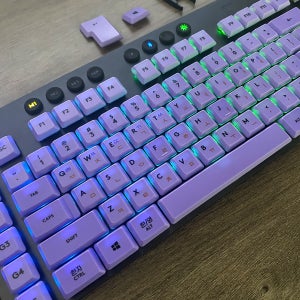 로지텍 G915 G813 G815 G913 TKL RGB 기계식 게이밍 키보드에 적합한 한국어 키캡, PBT/PC 맞춤형 키캡 세트