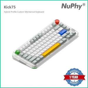 뉴피 ®   NuPhy Kick75 하이브리드 프로파일 QMK/VIA 커스텀 기계식 키보드 펌웨어 QMK/VIA