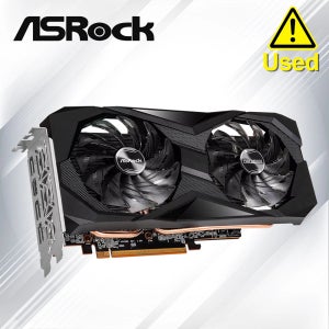 ASROCK AMD Radeon GPU 그래픽 카드, 데스크탑 비디오 카드, RX 6600XT 챌린저 D, 8GB OC GDDR6, 128 비트, 6600XT