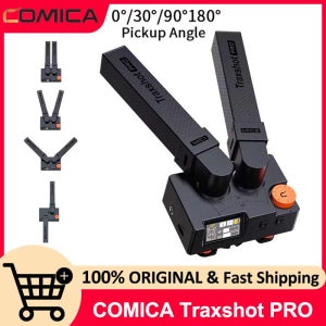 COMICA Traxshot Pro 변형 가능한 올인원 외부 샷건 마이크로폰 캐논 니콘 소니 카메라 폰 태블릿 컴퓨터 PC용