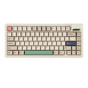 EPOMAKER RT82 QMK/VIA 75% 미국 QWERTY 레이아웃 핫스왑 가스켓 유선/BT 5.0/2.4GHz 무선 기계식 키보드 LCD 화면 포함