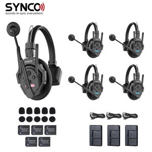 SYNCO Xtalk X XPro X1 X5 X9 무선 헤드셋 양방향 인터콤 시스템 2.4G 통신 무선 마이크 (영화/라이브/무대용)