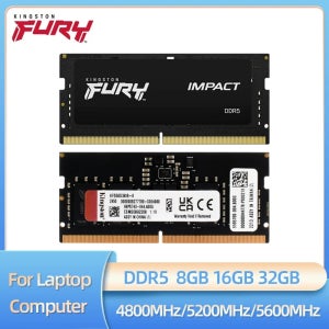 킹스턴 노트북 Ram DDR5 8GB 16GB 32GB 4800MHz 5200MHz 5600MHz SODIMM PC5-34800 PC5-41600 1.1V 262Pin 노트북 메모