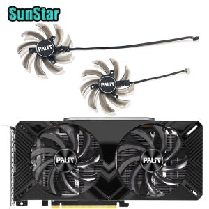 새로운 GA91S2U FDC10H12S9-C 85MM 팔릿 GTX 1660 듀얼 GPU 쿨링 팬 (PALIT RTX 2070 2060 듀얼 GTX 1660 1660Ti 듀얼 비디오