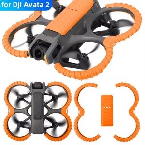 DJI Avata 2용 Sunnylife 보호 키트 - 드론 커버 쉘 액세서리가 포함된 프로펠러 가드 충돌 방지 범퍼 보호대